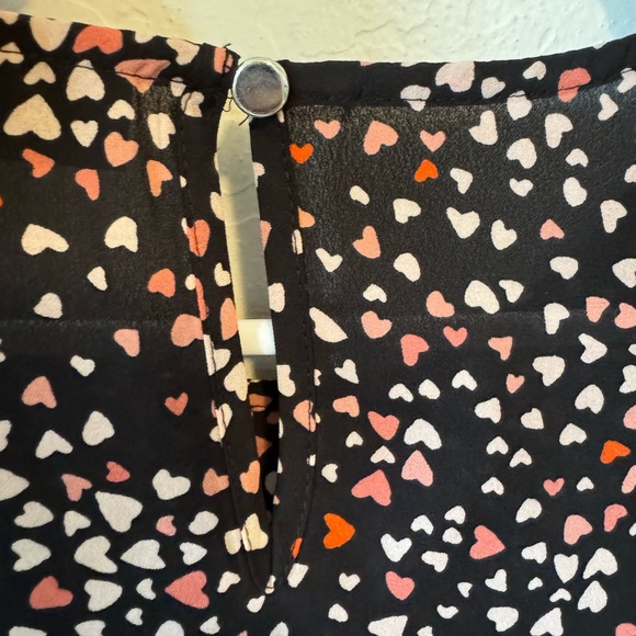 APT 9 MINI HEART BLOUSE PETITE SMALL - Picture 5 of 9